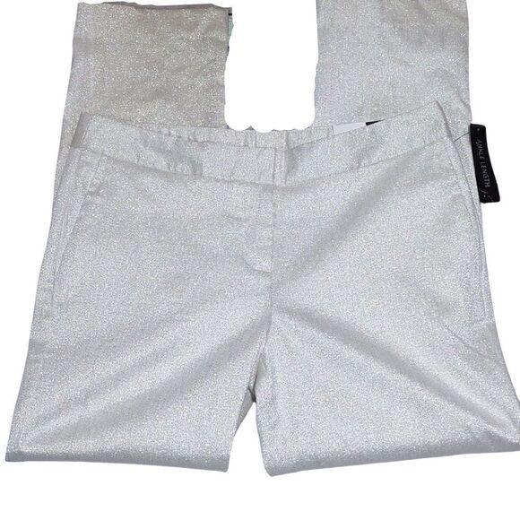 NWT Worthington Sz 8 Metallic Trousers - Picture 1 of 8
